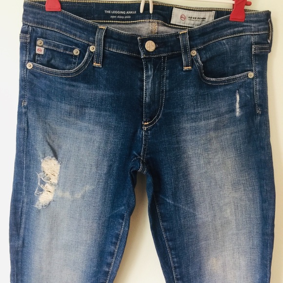 AG Adriano Goldschmied Ankle Super Skinny Distress - Picture 3 of 10